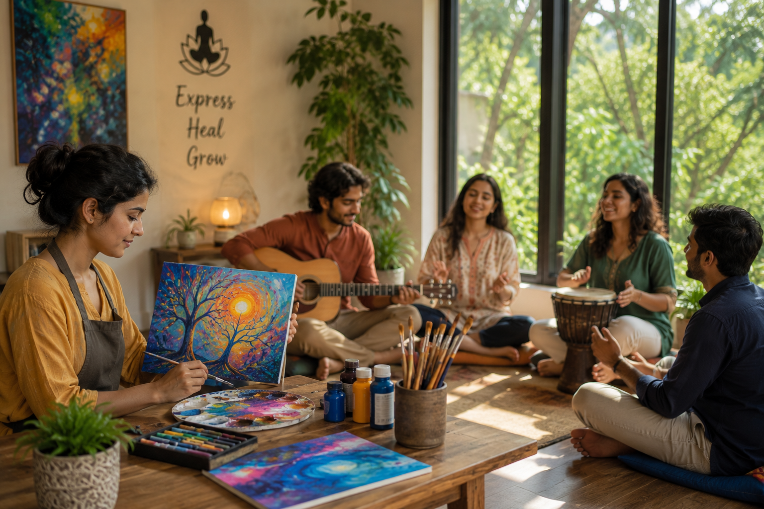 Expressive Art & Music Therapy