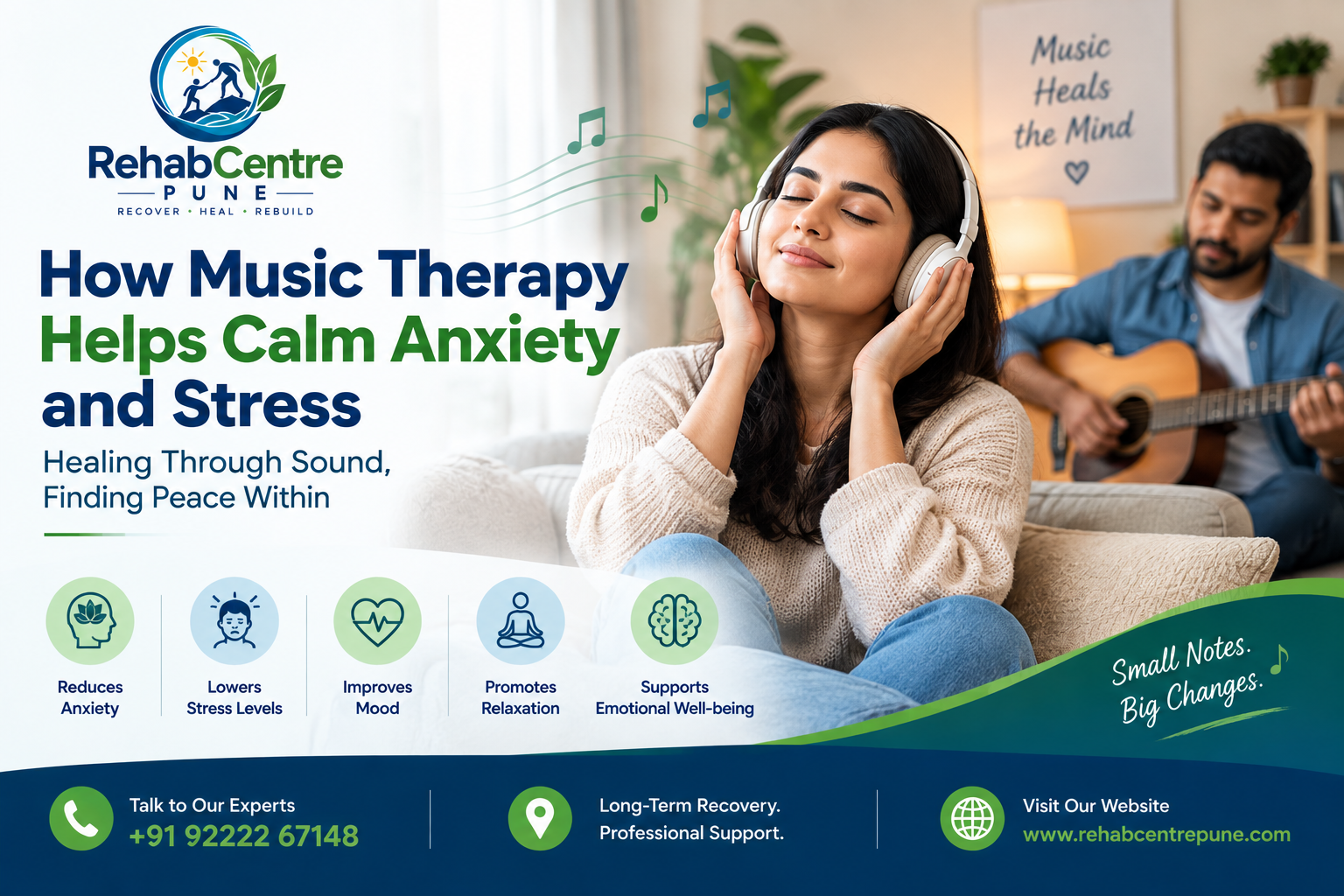 How Music Therapy Helps Calm Anxiety and Stress