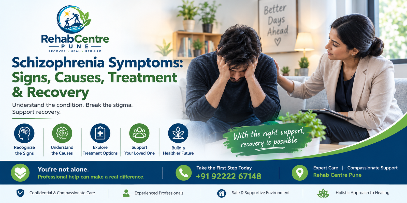 Schizophrenia Symptoms: Signs, Causes, Treatment & Recovery